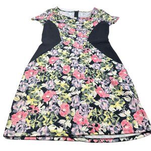 Xhilaration Women's Size Medium Dress Polyester Spandex Floral Print Preowned